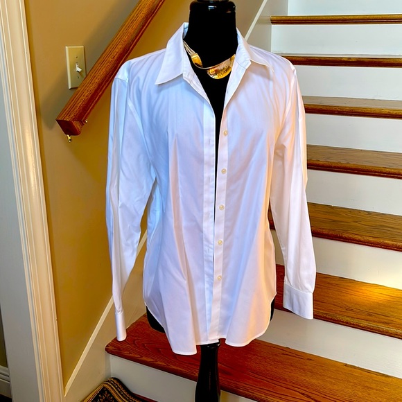 WHITE SHIRT NON-IRON EASYCARE JONES NEW YORK SIGNATURE SIZE XL. - Picture 2 of 11